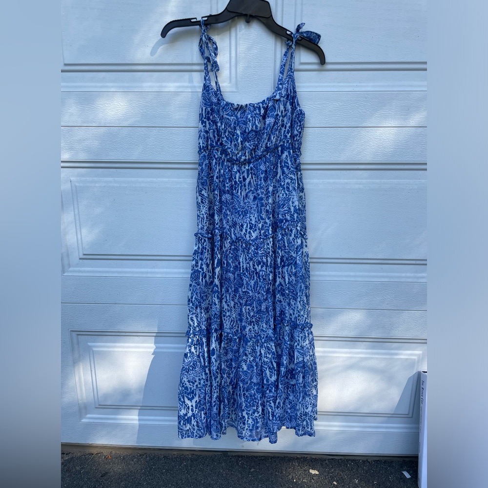 Aqua Midi Dress